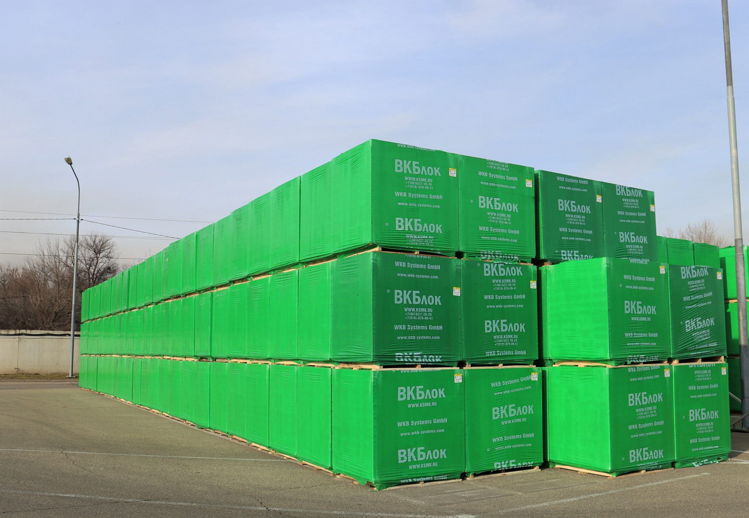 Газобетонные блоки ВКБлок D500 625х375х250 стеновые